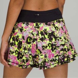 Lululemon Pace Rival Mid-Rise Skirt SZ 0 Inflected Highlight Yellow